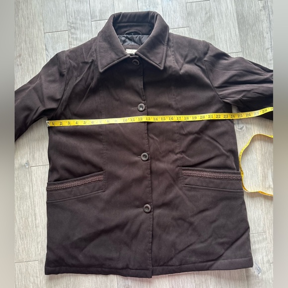 Vintage Tradition Corduroy‎ Faux Suede Chocolate Jacket Coat Large - Picture 6 of 12